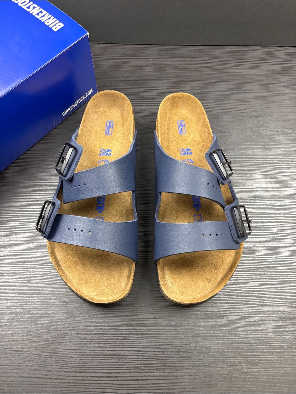 Birkenstock Men’s Arizona Two-Strap Sandal - Navy Blue